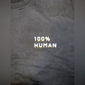 Everlane Cropped Black Crewneck Sweater - 100% Human